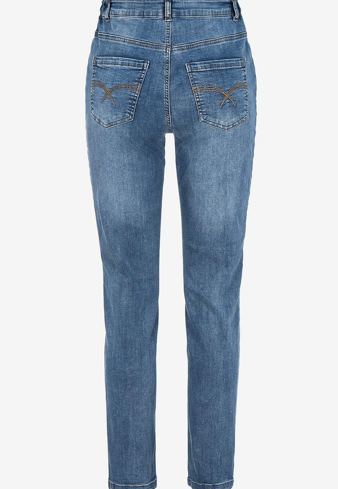 Flere Længder|Straight Fit- Jeans med elastik i siderne Elsa | Cellbes