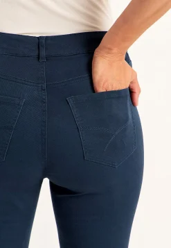Lige Bukser|Bukser Og Leggings-Cellbes of Sweden Jeans med elastisk talje Marine