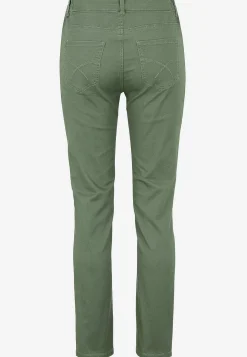 Lige Bukser|Bukser Og Leggings-Cellbes of Sweden Jeans med elastisk talje Kakigrøn