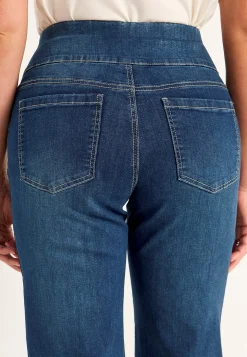 Vide Bukser|Lige Bukser-Cellbes of Sweden Jeans med høj elastisk talje Elisa Mellemblå Denim