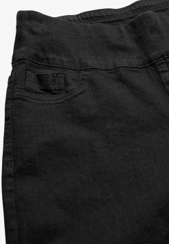 Vide Bukser|Lige Bukser-Cellbes of Sweden Jeans med høj elastisk talje Elisa Sort denim