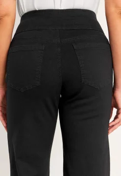 Vide Bukser|Lige Bukser-Cellbes of Sweden Jeans med høj elastisk talje Elisa Sort denim
