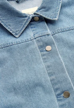 Forårsjakker|Denimjakker-Cellbes of Sweden Jeansjakke med bindebånd Lys denim