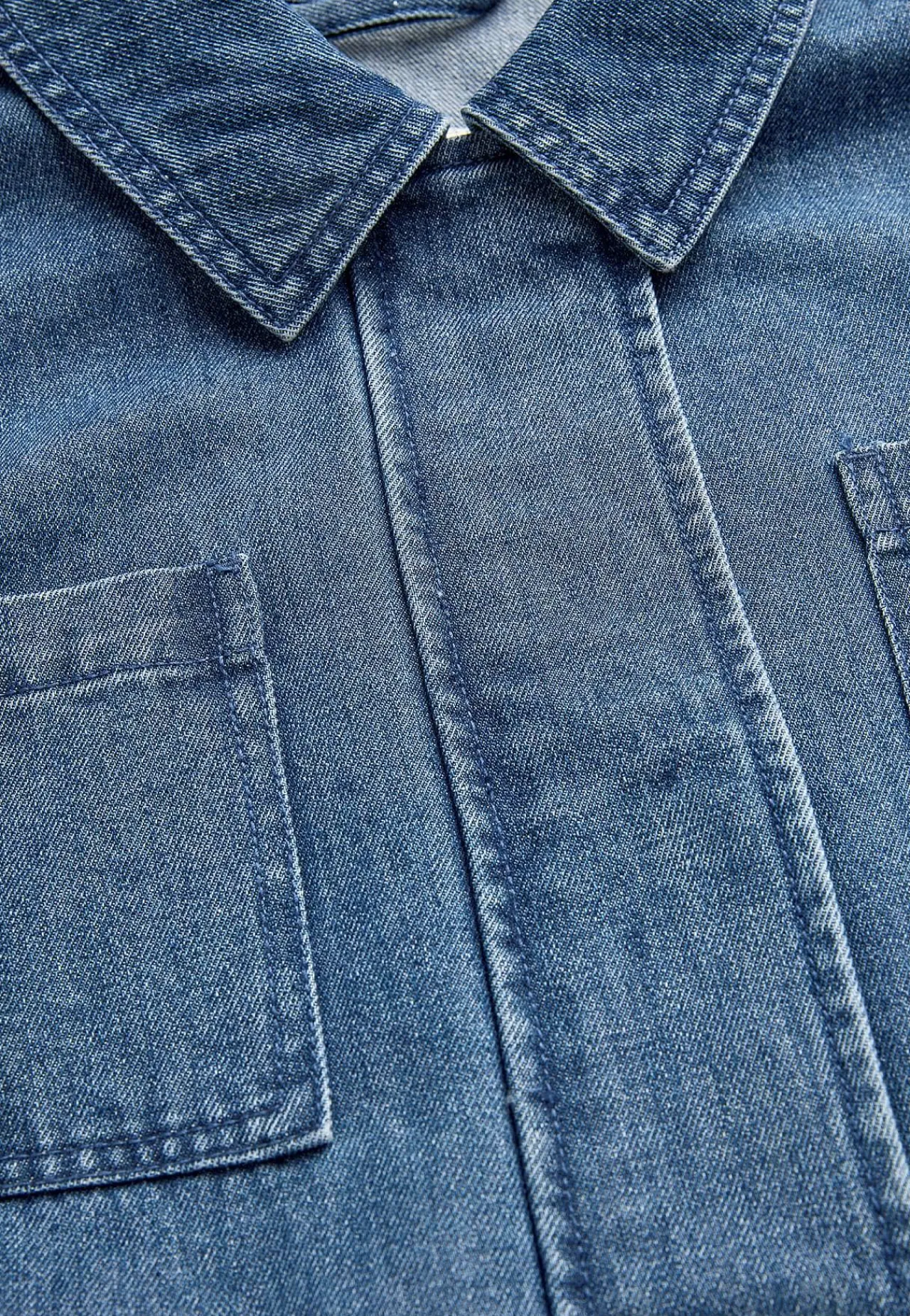 Forårsjakker|Denimjakker- Jeansjakke med lynlås | Cellbes