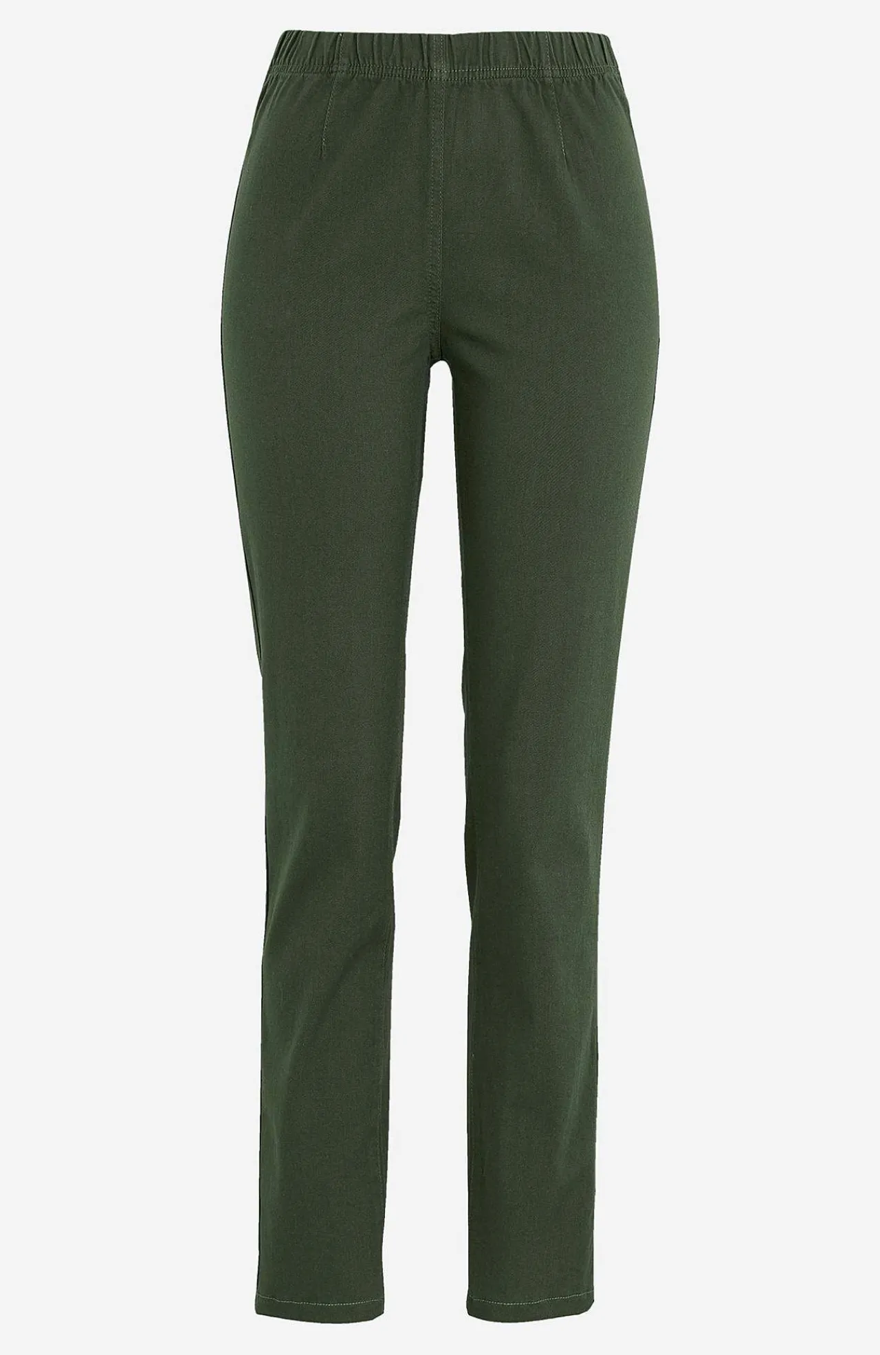 Flere Længder|Straight Fit-Cellbes of Sweden Jegging med smalt ben Kakigrøn