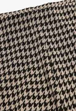 Vide Bukser|Lige Bukser-Cellbes of Sweden Jerseybukser med lige ben Sort / Beige / Mønstret