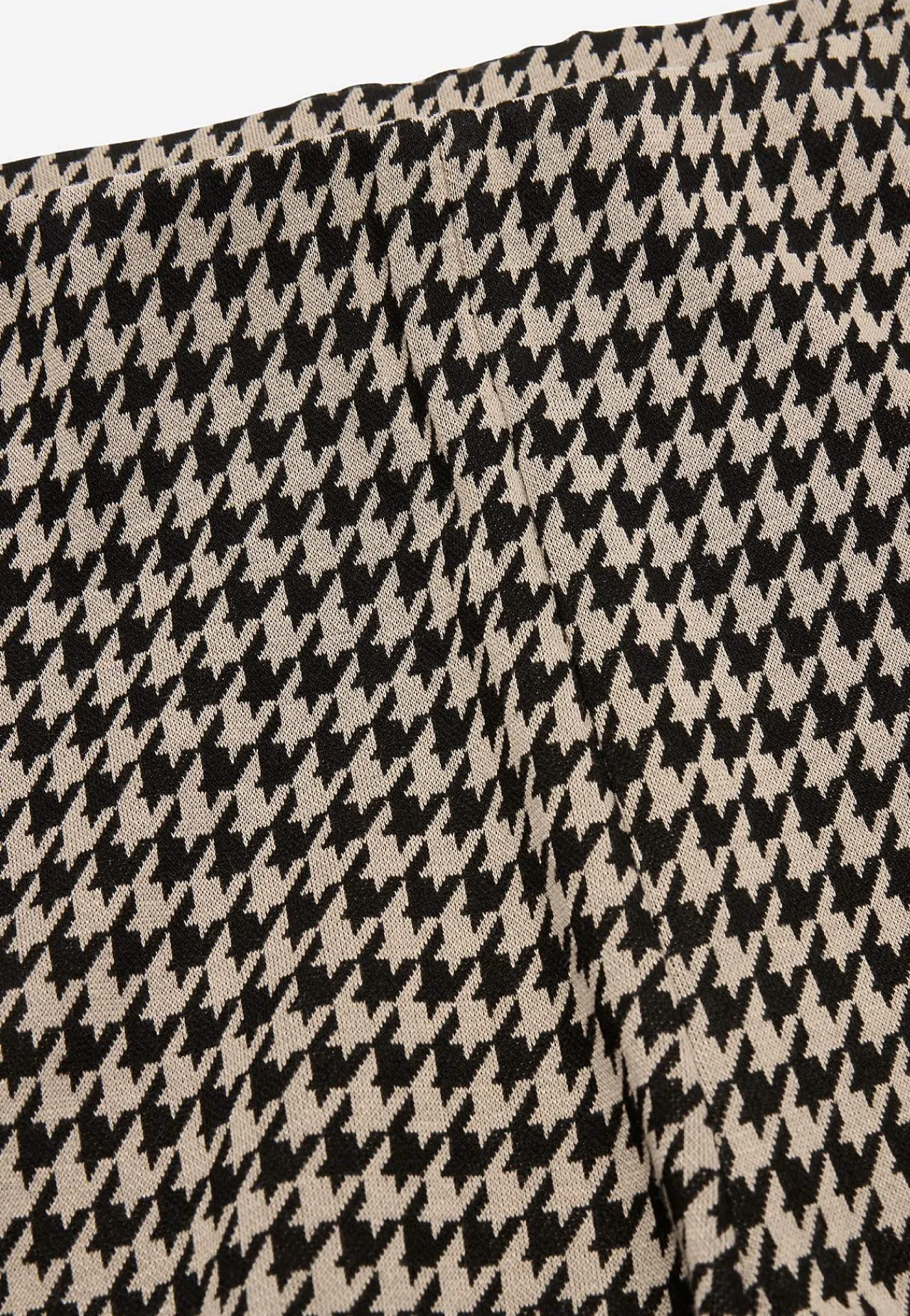 Vide Bukser|Lige Bukser-Cellbes of Sweden Jerseybukser med lige ben Sort / Beige / Mønstret
