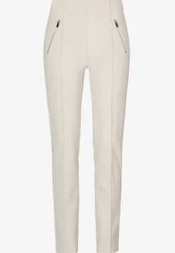 Festbukser|Festbukser-Cellbes of Sweden Jerseybukser med syede pressefolder Lisa Beige
