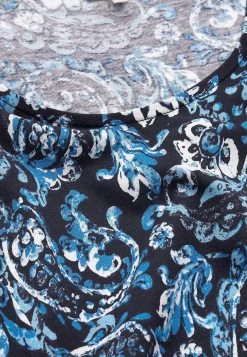 Korte Kjoler-Cellbes of Sweden Jerseykjole med lommer Blå / Paisley