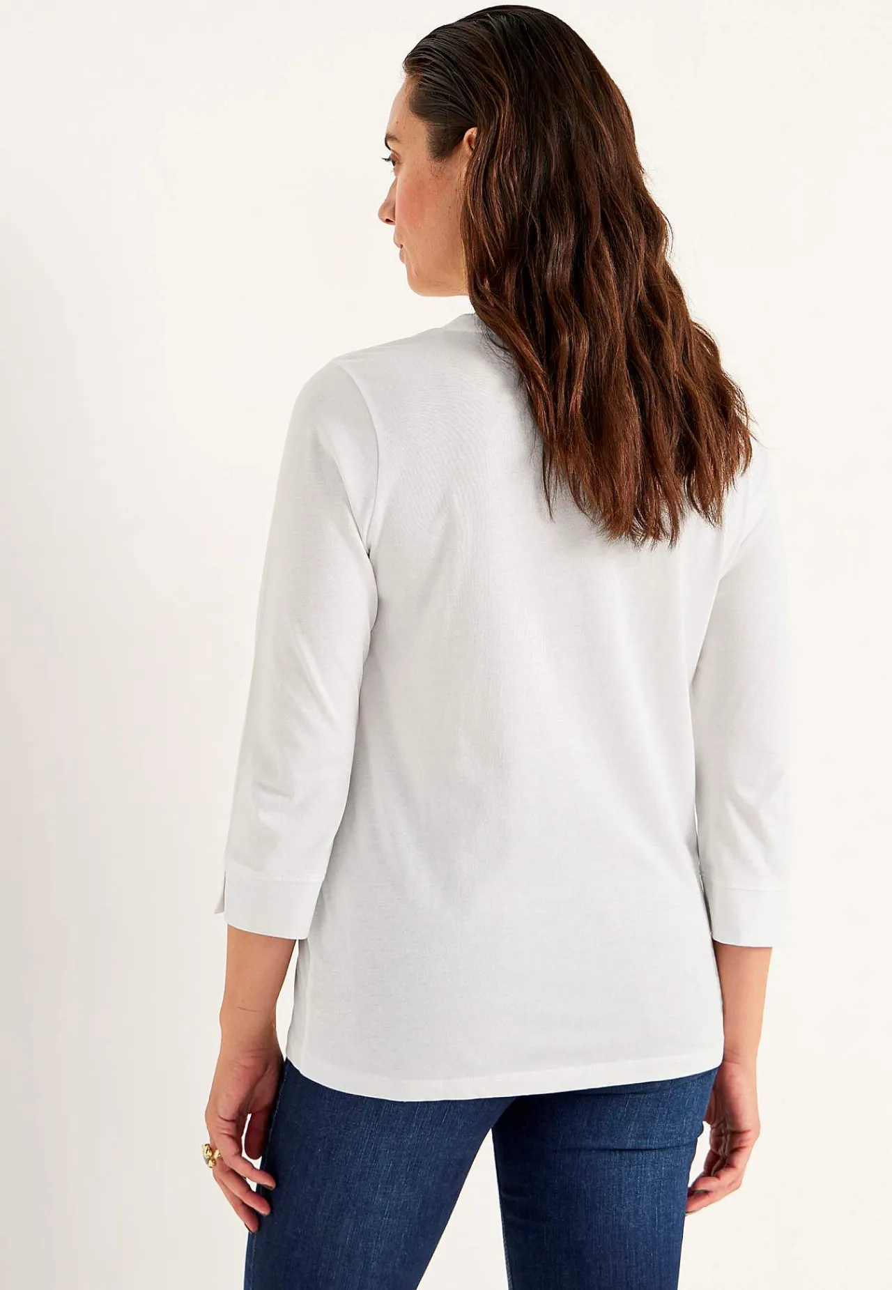 Toppe|Flerpak Toppe- Jerseytop i økologisk bomuld 2-pack Hvid + Marine