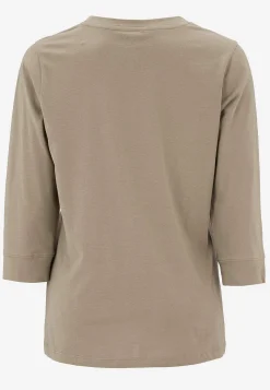 Toppe|Flerpak Toppe- Jerseytop i økologisk bomuld 2-pack Beige + Sort