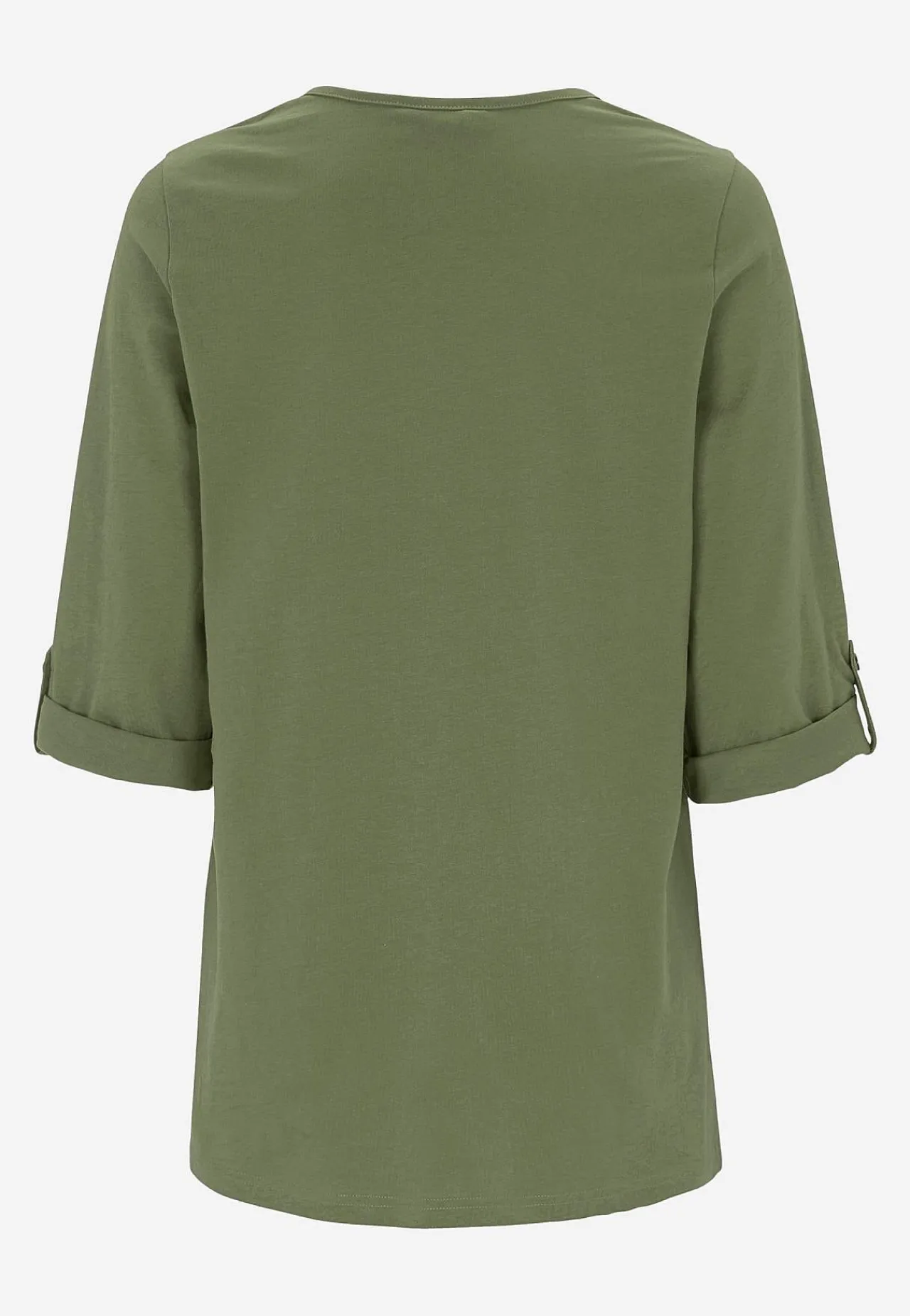 Toppe-Cellbes of Sweden Jerseytop med 3/4 lange ærmer Kakigrøn