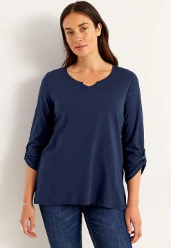 Toppe-Cellbes of Sweden Jerseytop med 3/4 lange ærmer Marine