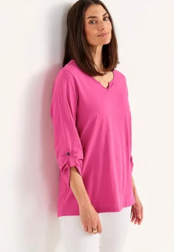 Toppe-Cellbes of Sweden Jerseytop med 3/4 lange ærmer Cerise