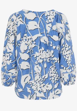 Mønstrede|Toppe-Cellbes of Sweden Jerseytop med boho stil Blå / Mønstret