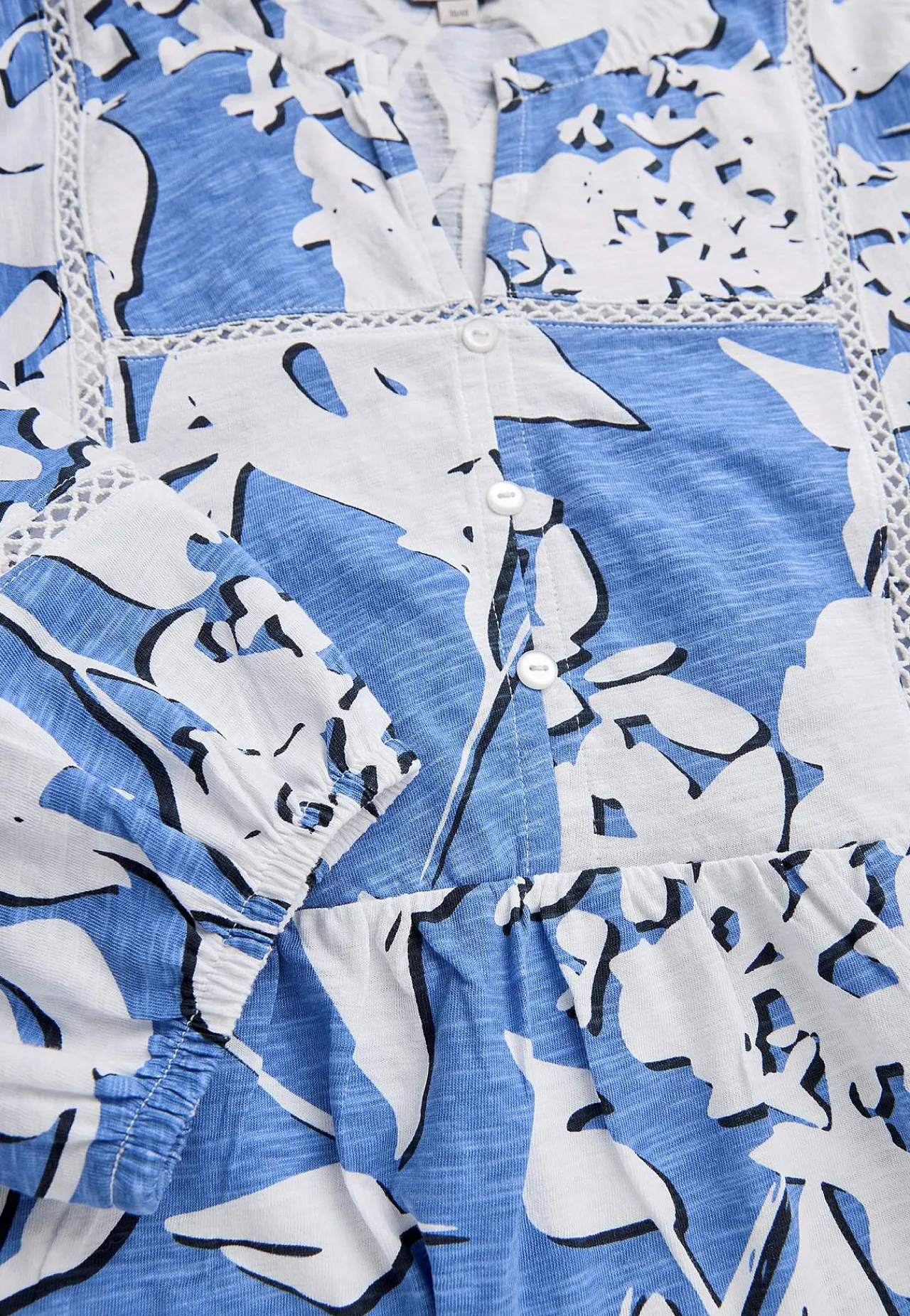 Mønstrede|Toppe-Cellbes of Sweden Jerseytop med boho stil Blå / Mønstret
