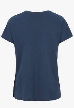 Mønstrede|Toppe-Cellbes of Sweden Jerseytop med korte ærmer Marine / Blomstret