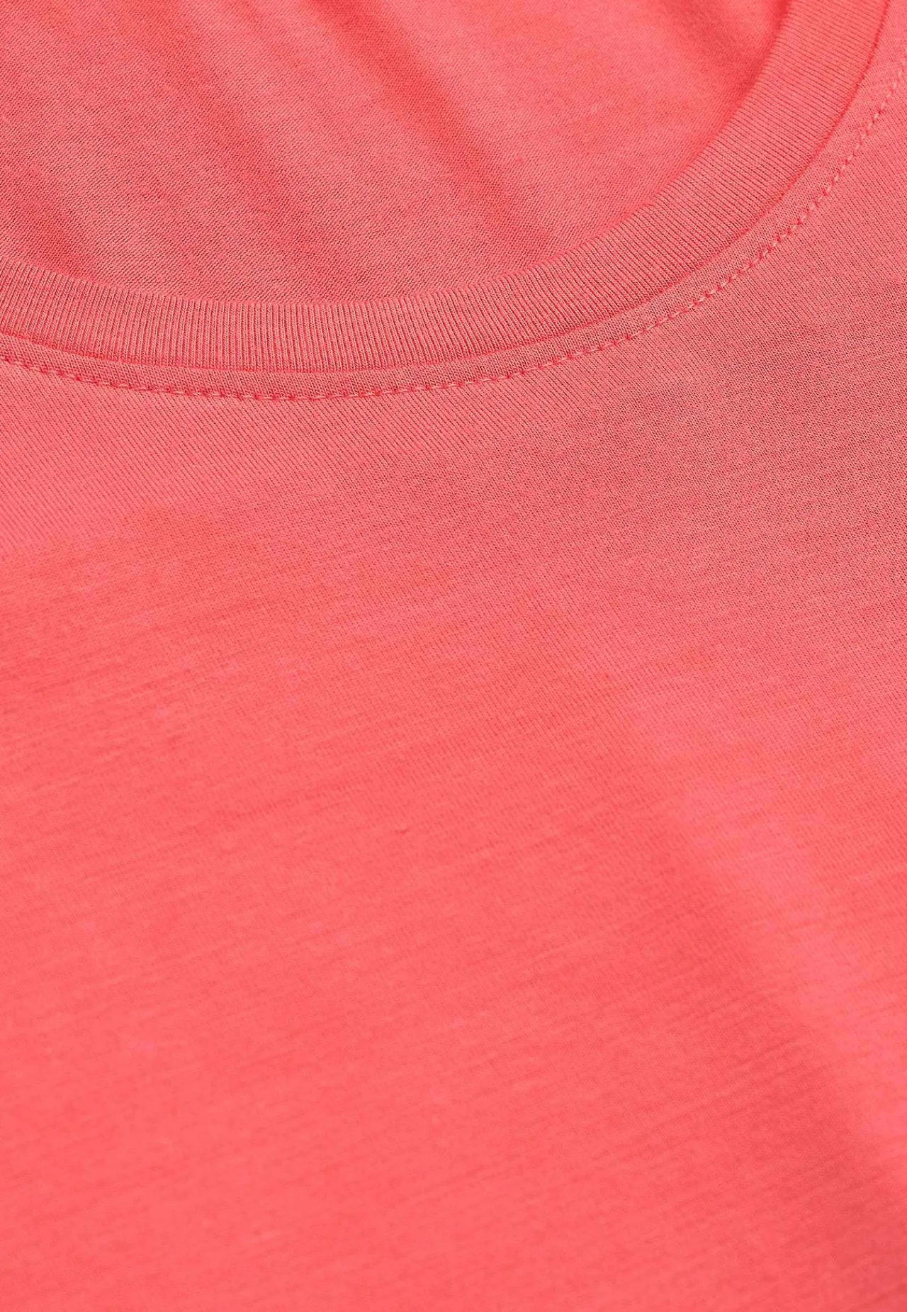 Toppe|T-Shirts-Cellbes of Sweden Jerseytop med korte ærmer Koral