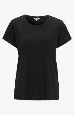 Toppe|T-Shirts-Cellbes of Sweden Jerseytop med korte ærmer Sort