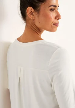Toppe|T-Shirts- Jerseytop med korte ærmer Hvid