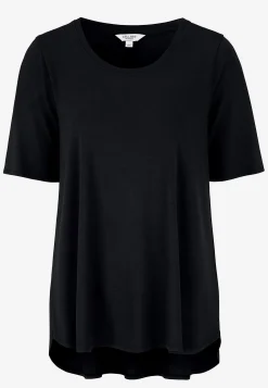 Toppe|T-Shirts-Cellbes of Sweden Jerseytop med korte ærmer Sort / Ensfarvet