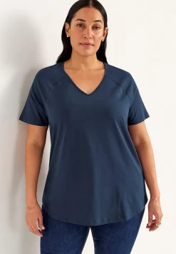 Toppe|T-Shirts- Jerseytop med raglanærme Alex 2-pack | Cellbes