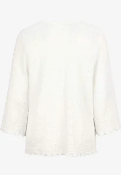 Toppe-Cellbes of Sweden Jerseytop med struktur Hvid