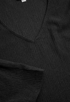 Toppe-Cellbes of Sweden Jerseytop med struktur Sort