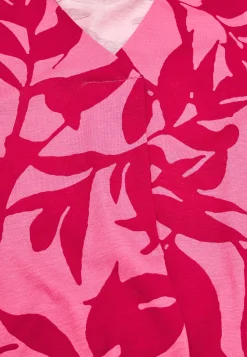 Mønstrede-Cellbes of Sweden Jerseytunika med rynkedetalje Rosa / Mønstret