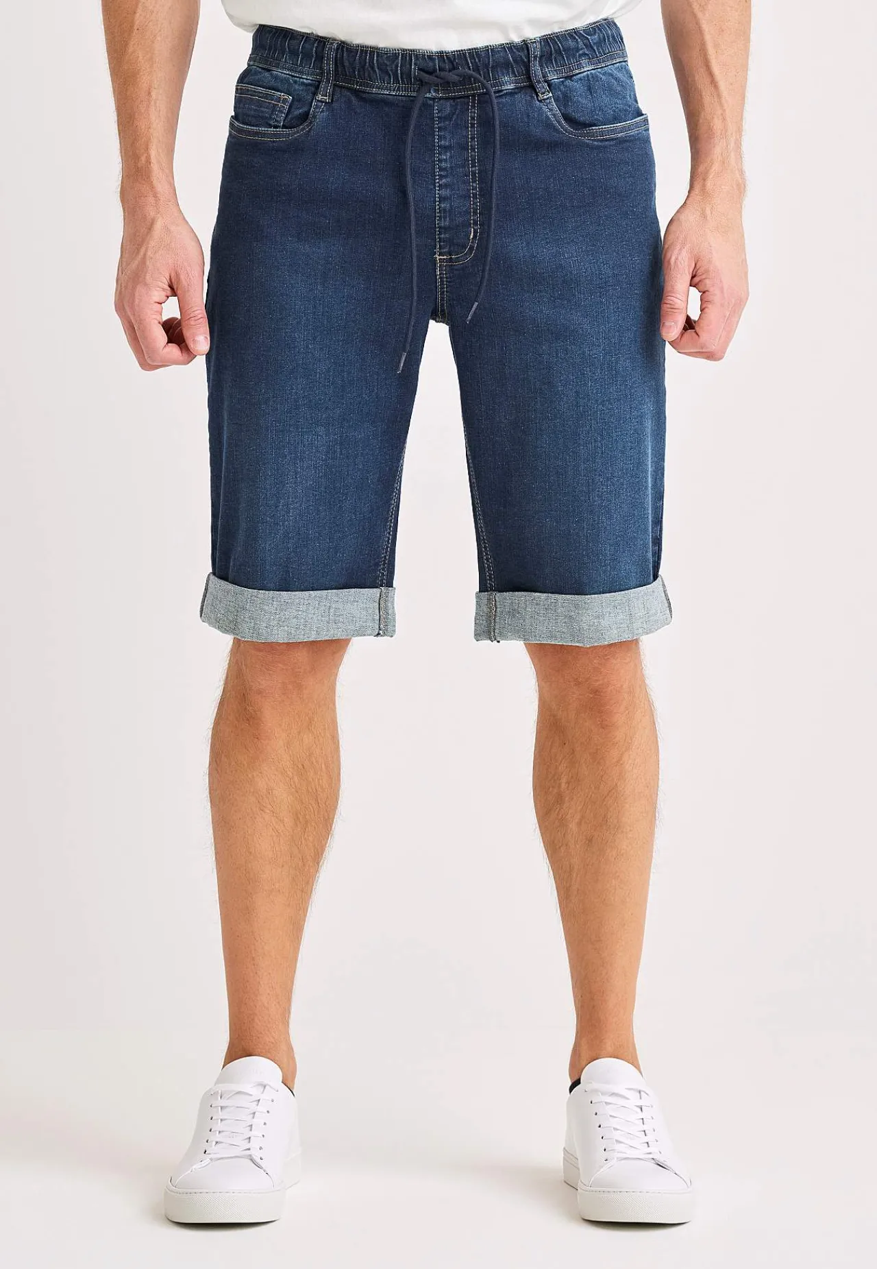 Shorts-Cellbes of Sweden Joggershorts med elastisk talje Mellemblå / Denim
