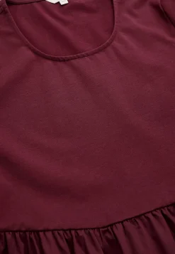 Festkjoler|Festkjoler-Cellbes of Sweden Kjole i poplin og jersey Vinrød