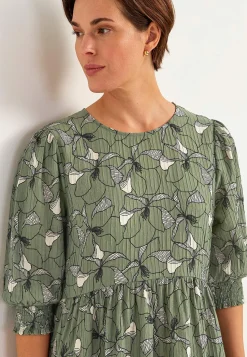 Midikjoler-Cellbes of Sweden Kjole med et blomstermønster og struktur | Cellbes