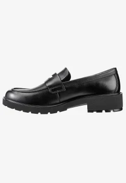 Lædersko|Loafers- Klassisk skindloafer Metropole Vienna Sort