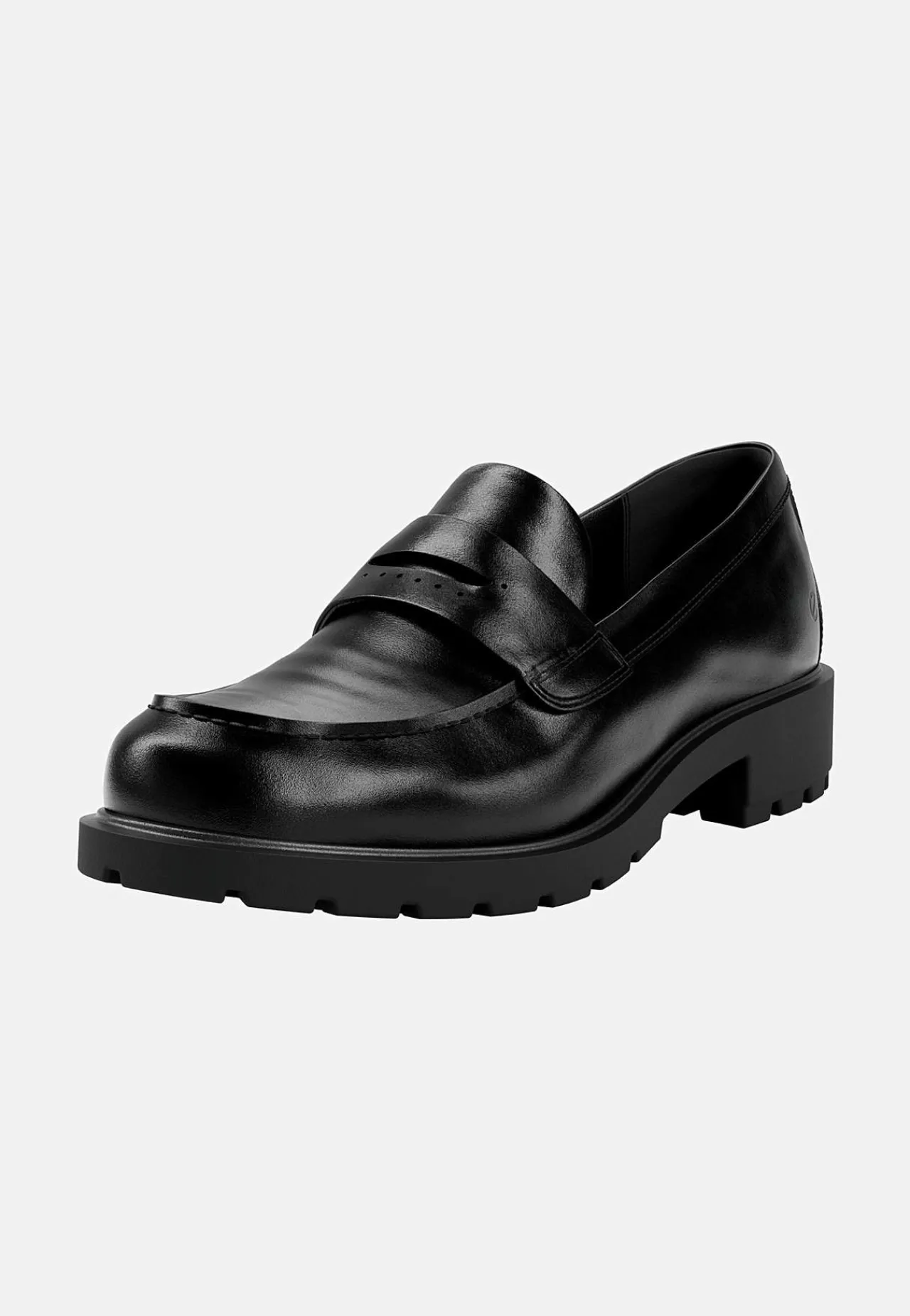 Lædersko|Loafers- Klassisk skindloafer Metropole Vienna Sort