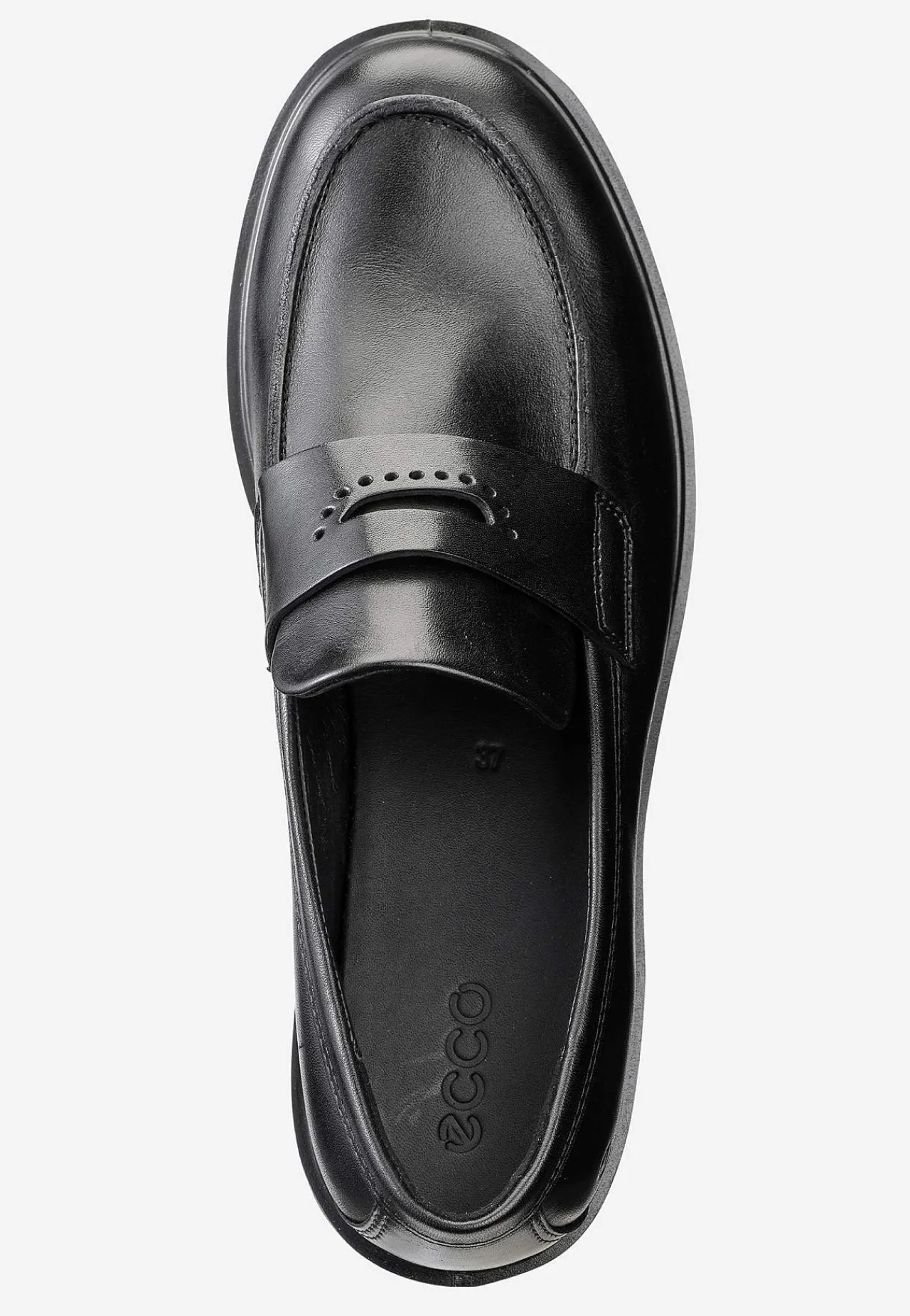 Lædersko|Loafers- Klassisk skindloafer Metropole Vienna Sort