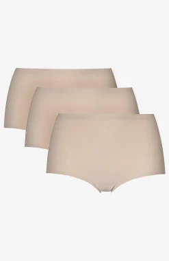 Undertøj|Flerpak Undertøj-Cellbes of Sweden Komfortabel trusse med høj talje 3-pack Beige