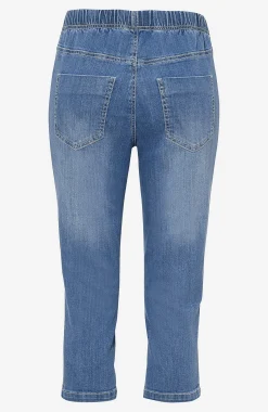 Forårsbukser|Capribukser-Cellbes of Sweden Komfortable capribukser Lyseblå / Denim