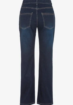 Straight Fit|Stretch Jeans- Komfortable stretchjeans med lige ben Mørkeblå / Denim