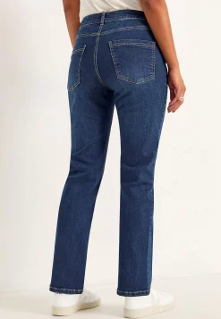 Straight Fit|Stretch Jeans-Cellbes of Sweden Komfortable stretchjeans med lige ben Mellemblå / Denim