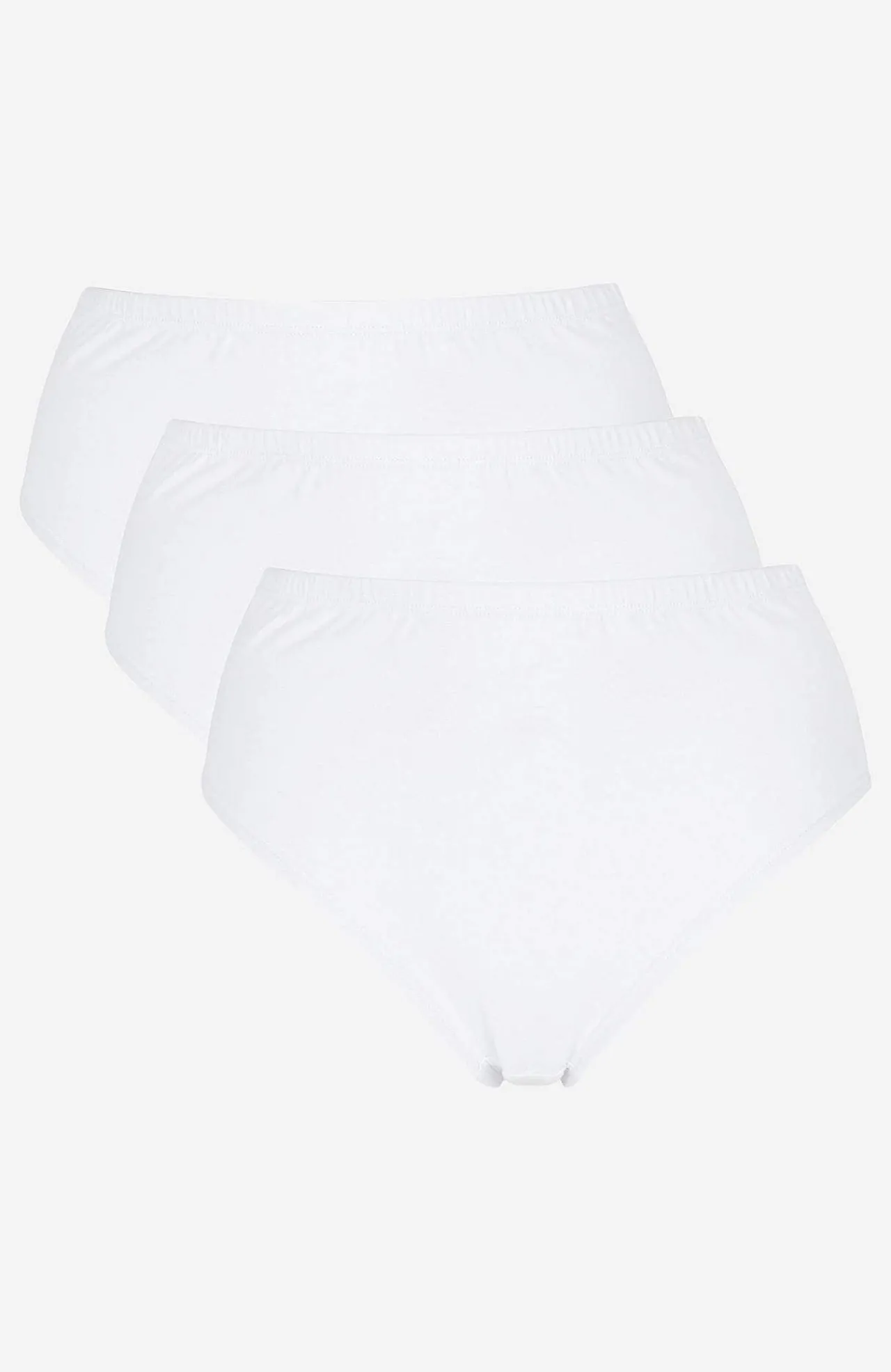 Undertøj|Flerpak Undertøj-Cellbes of Sweden Kontroltrusse med høj talje 3-pack Hvid