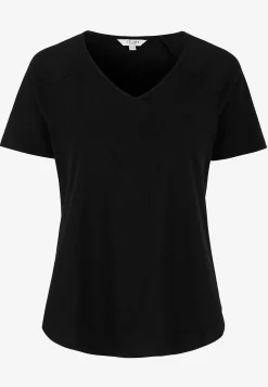 Toppe|T-Shirts-Cellbes of Sweden Kortærmet jerseytop i bomuld Alex Sort
