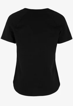 Toppe|T-Shirts-Cellbes of Sweden Kortærmet jerseytop i bomuld Alex Sort
