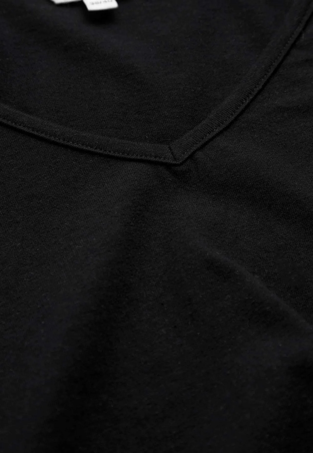 Toppe|T-Shirts-Cellbes of Sweden Kortærmet jerseytop i bomuld Alex Sort