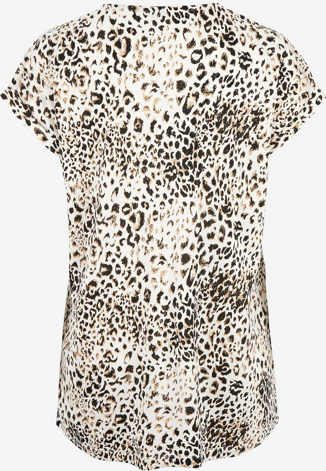 Mønstrede|Ærmeløs Og Kortærmet-Cellbes of Sweden Kortærmet jerseytunika Beige / Leopard / Mønstret
