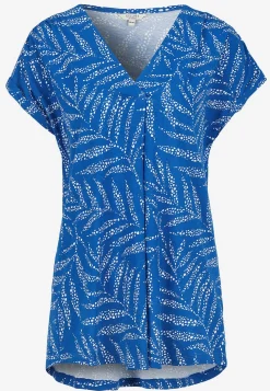 Mønstrede|Ærmeløs Og Kortærmet-Cellbes of Sweden Kortærmet jerseytunika Blå / Mønstret