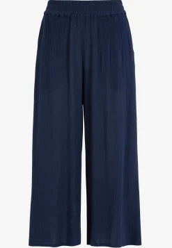 Forårsbukser|Culottes-Cellbes of Sweden Kreppede culottebukser Marine