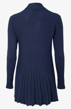 Cardiganer|Cardiganer-Freequent Lang, ribbet cardigan | Cellbes
