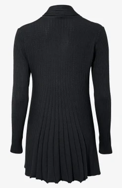 Cardiganer|Cardiganer-Freequent Lang, ribbet cardigan | Cellbes