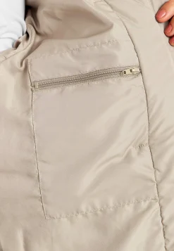 Frakker|Vinterjakker Til Kvinder-Cellbes of Sweden Lang vinterfrakke Beige