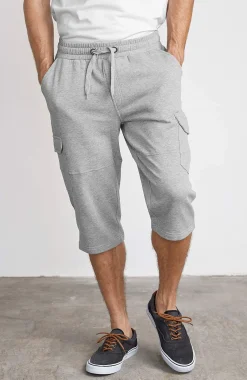 Shorts-Cellbes of Sweden Lange sweatshirt-shorts med cargolommer Gråmeleret